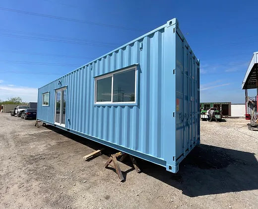 40-Zoll-Containerhaus Modell „EPINA“ Blau