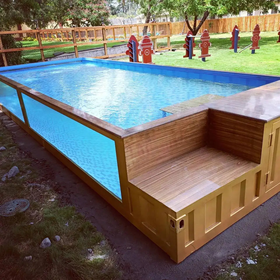 20 Fuß vorgefertigter Versandcontainer-Swimmingpool im Freien