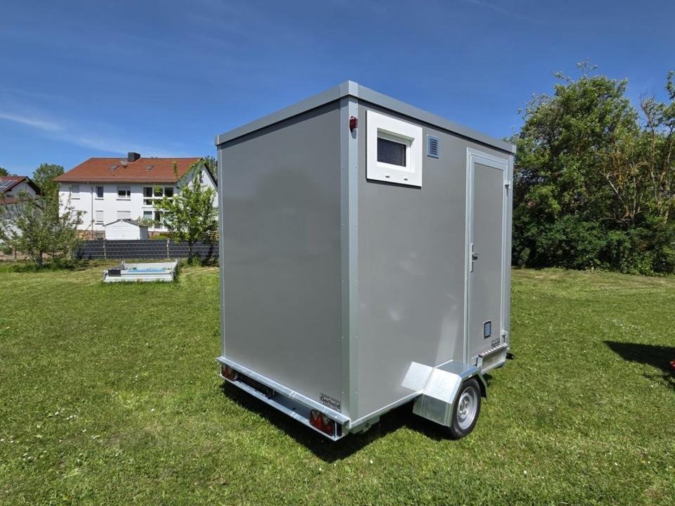 Container als Lebensraum, Badezimmerwagenanhänger Badezimmeranhänger Sanitäranhänger Toilette Dusche