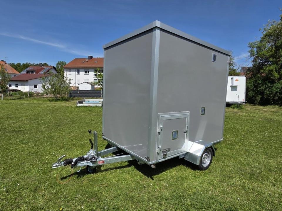 Container als Lebensraum, Badezimmerwagenanhänger Badezimmeranhänger Sanitäranhänger Toilette Dusche