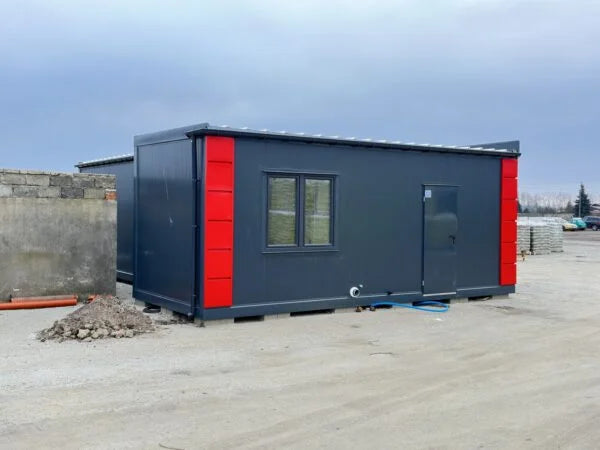 Modularer Sandwich-Container – Büros, Geschäfte/Logements, 6 Teile – 63 m²