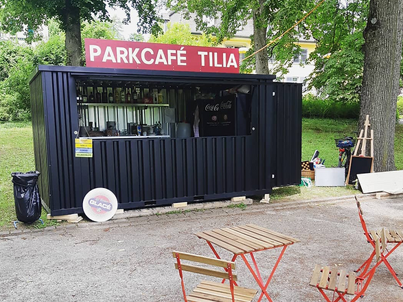 Faltbare Containerstange 4 × 2 Meter schwarz RAL 9005