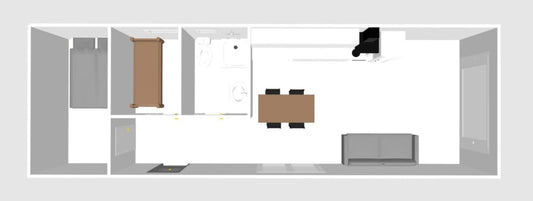 Ganzjähriges Mobilhaus Laura mit 35 m2