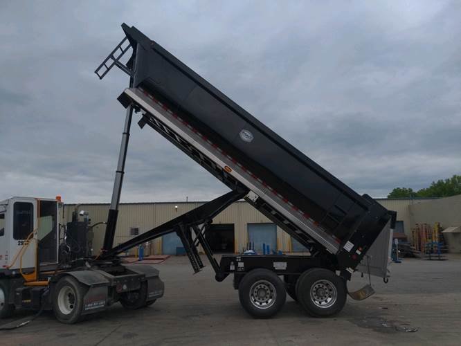 MAC Stahl-Muldenkipper | Tandem | Viertelrahmen | Tiefladeranhänger 24' x 96"