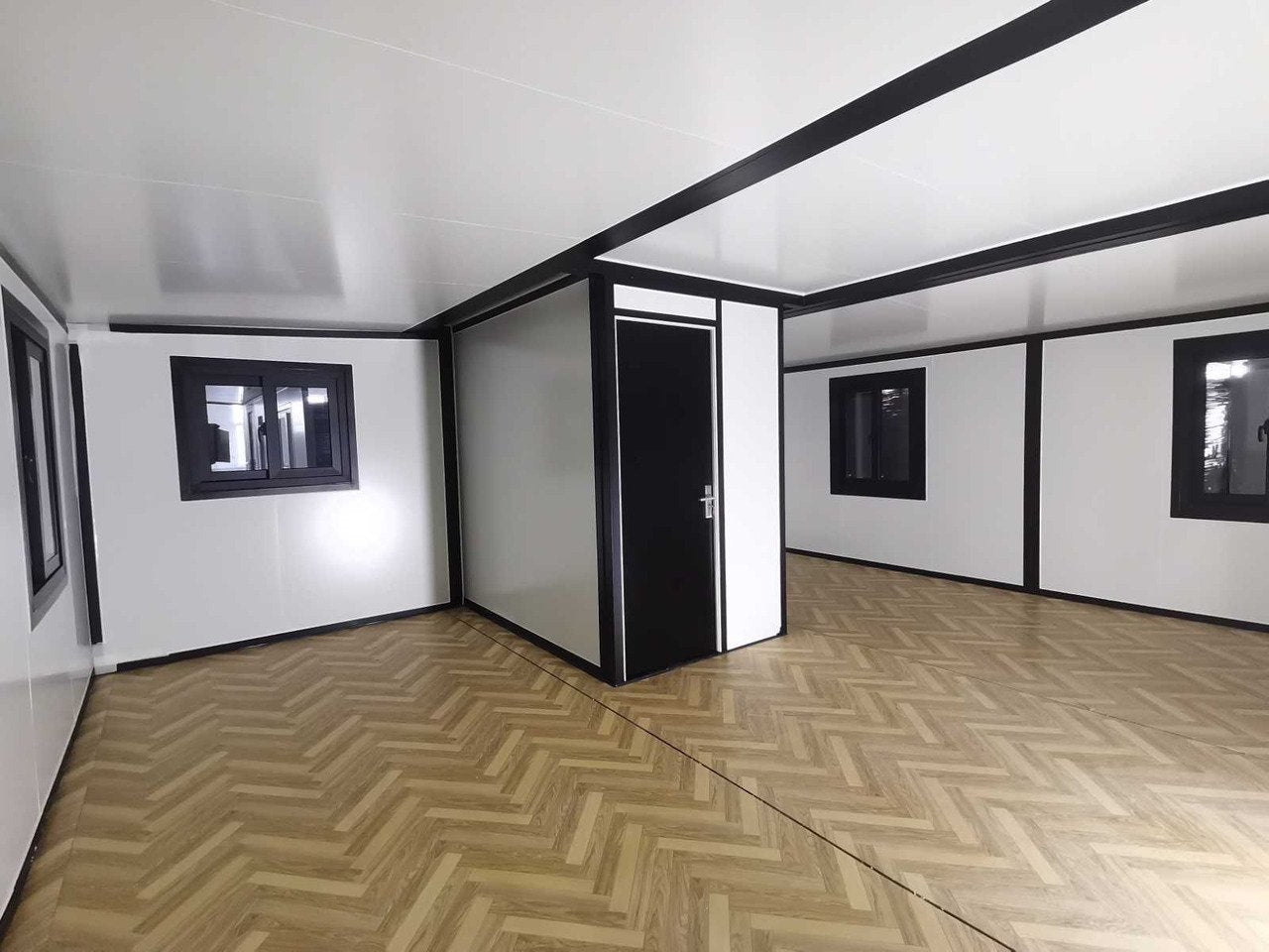 Containerhaus Deluxe (19 Fuß x 20 Fuß) Badezimmer mit Toilette und Dusche