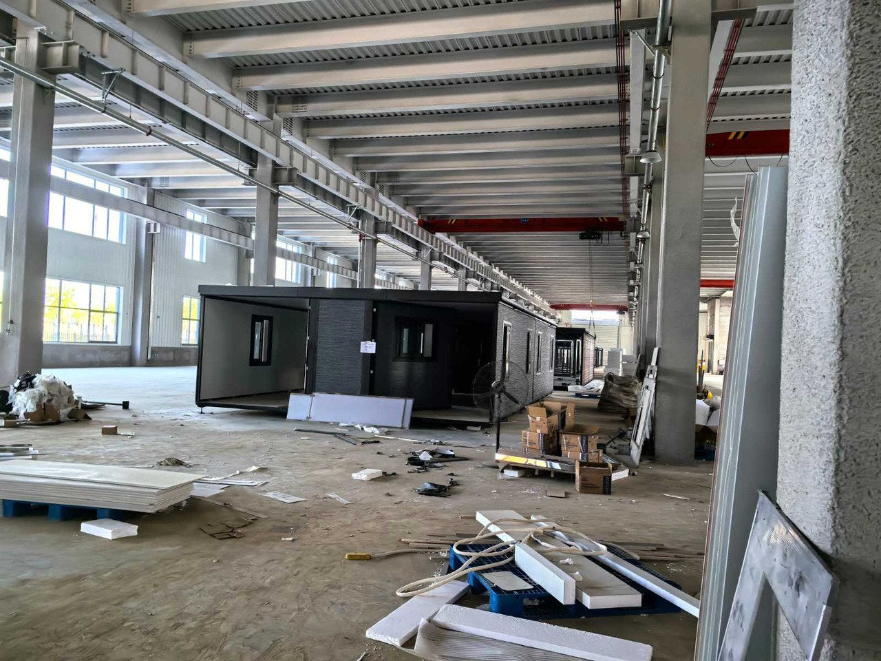 Container als Deluxe-Wohnraum 12x6m 3 Schlafzimmer und Küche