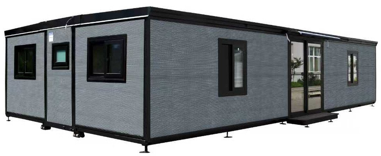 Container als Deluxe-Wohnraum 12x6m 3 Schlafzimmer und Küche