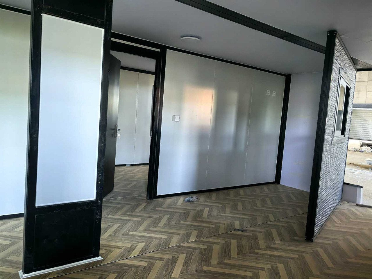 Container als Deluxe-Wohnraum 12x6m 3 Schlafzimmer und Küche