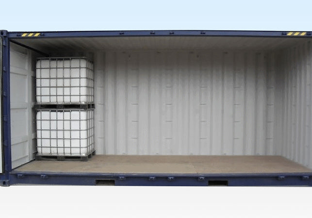 20-Fuß-Hi-Cube-Container (9 Fuß 6 Zoll hoch), geeignet für die IBC-Lagerung