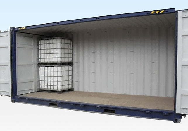 20-Fuß-Hi-Cube-Container (9 Fuß 6 Zoll hoch), geeignet für die IBC-Lagerung