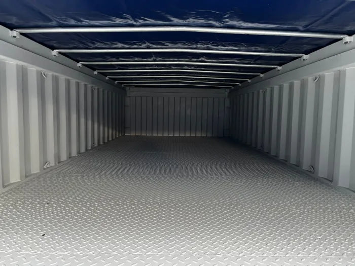20 Fuß halbhoher, oben offener Container