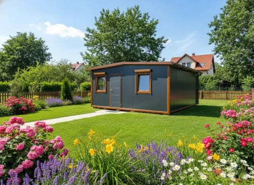 Conteneur maison habitable toute l'année, model A de 18 m²