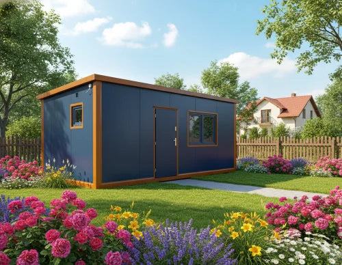 Conteneur maison habitable toute l'année, model A de 18 m²