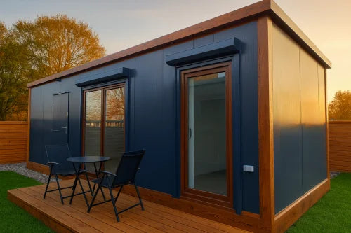 Conteneur maison habitable toute l'année, model A de 18 m²