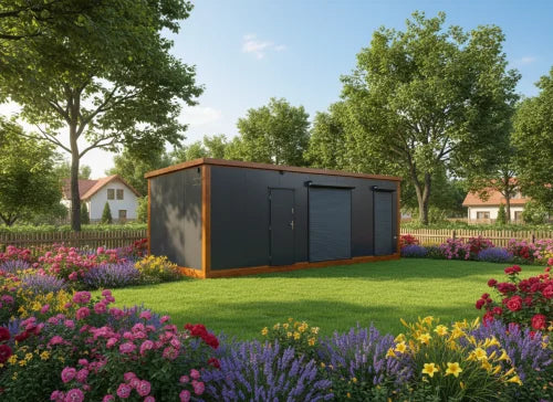 Conteneur maison habitable toute l'année, model A de 18 m²