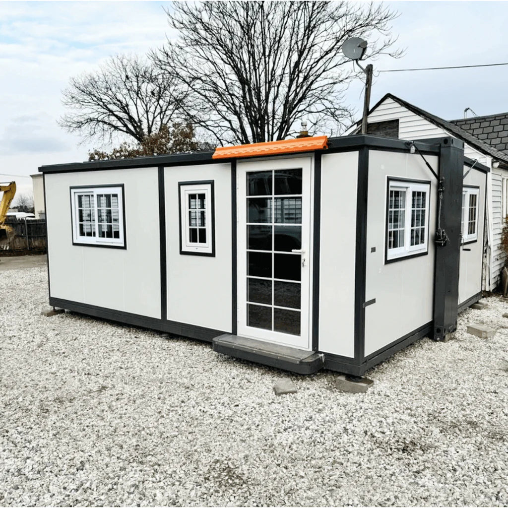 Tiny Home 15 Fuß x 20 Fuß, erweiterbares vorgefertigtes Haus