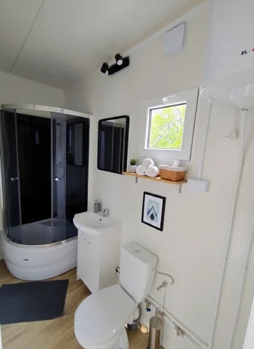 Conteneur maison habitable toute l'année, model A de 18 m²